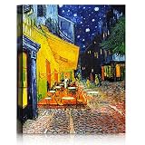 A&T ARTWORK Café Terrace at Night by Vincent Van Gogh. The World Classic Art Reproductions, Giclee C