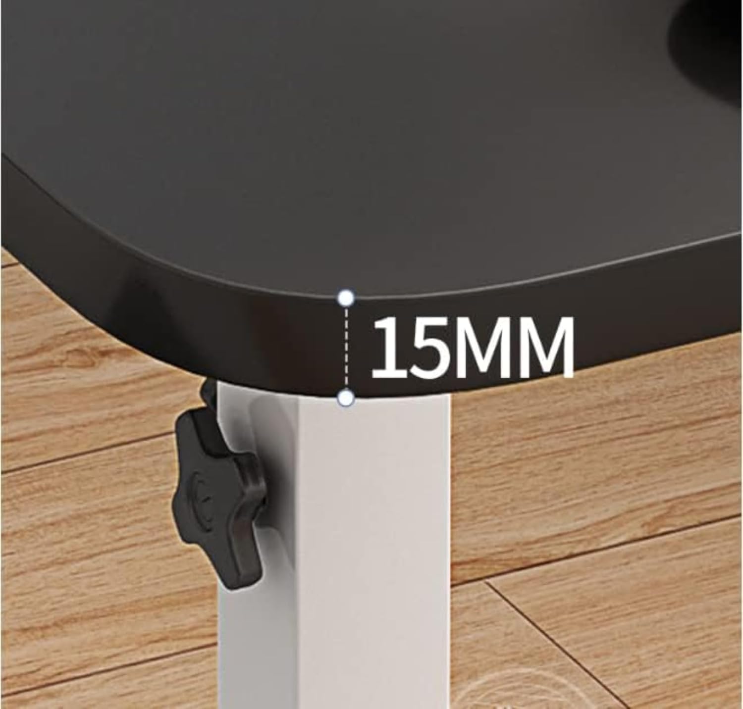 QINMOZH サイドテーブル 360&deg;回転 昇降サイド ノートパソコンスタンド ベッド ソファテーブル デスクサイドラック パソコ