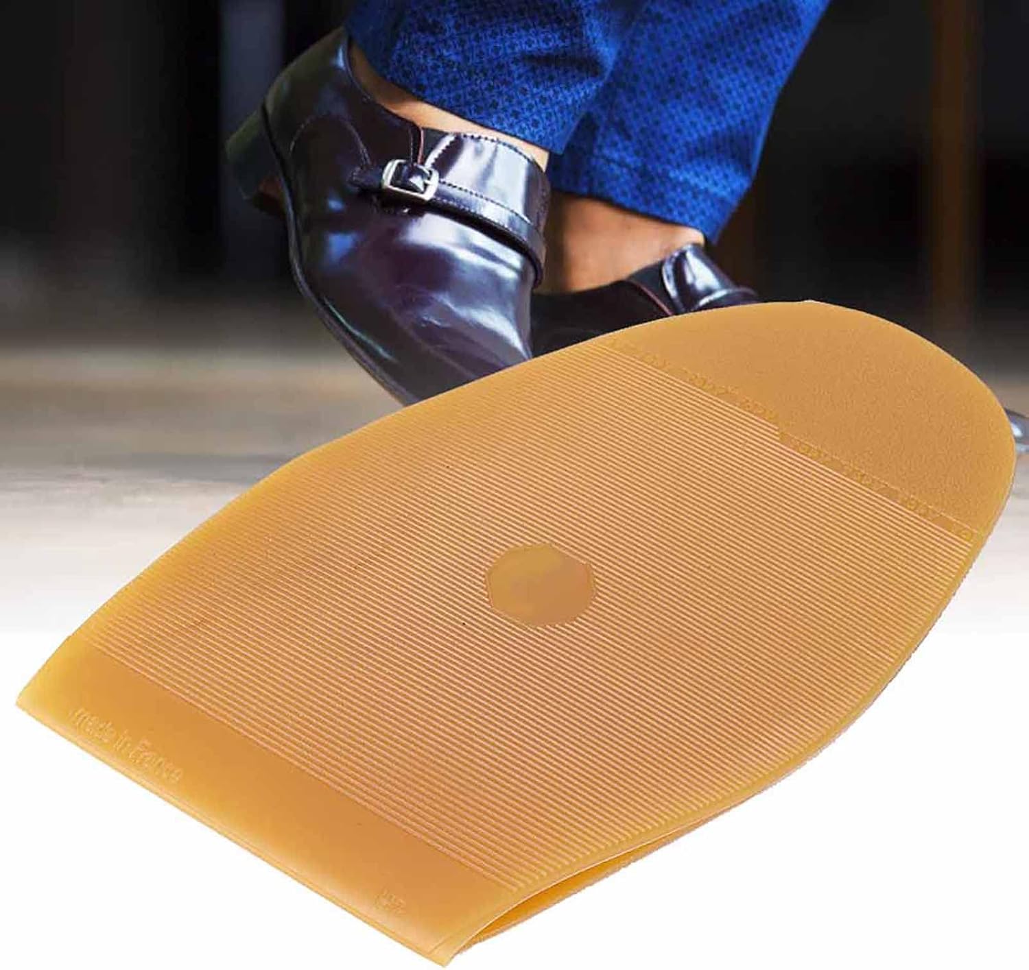 Leather Shoes F Sole lacement Non Slip Wearproof Outsoles Shoes (Forefoot)
