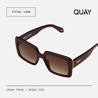 QUAY TOTAL VIBE Square Sunglasses for Women