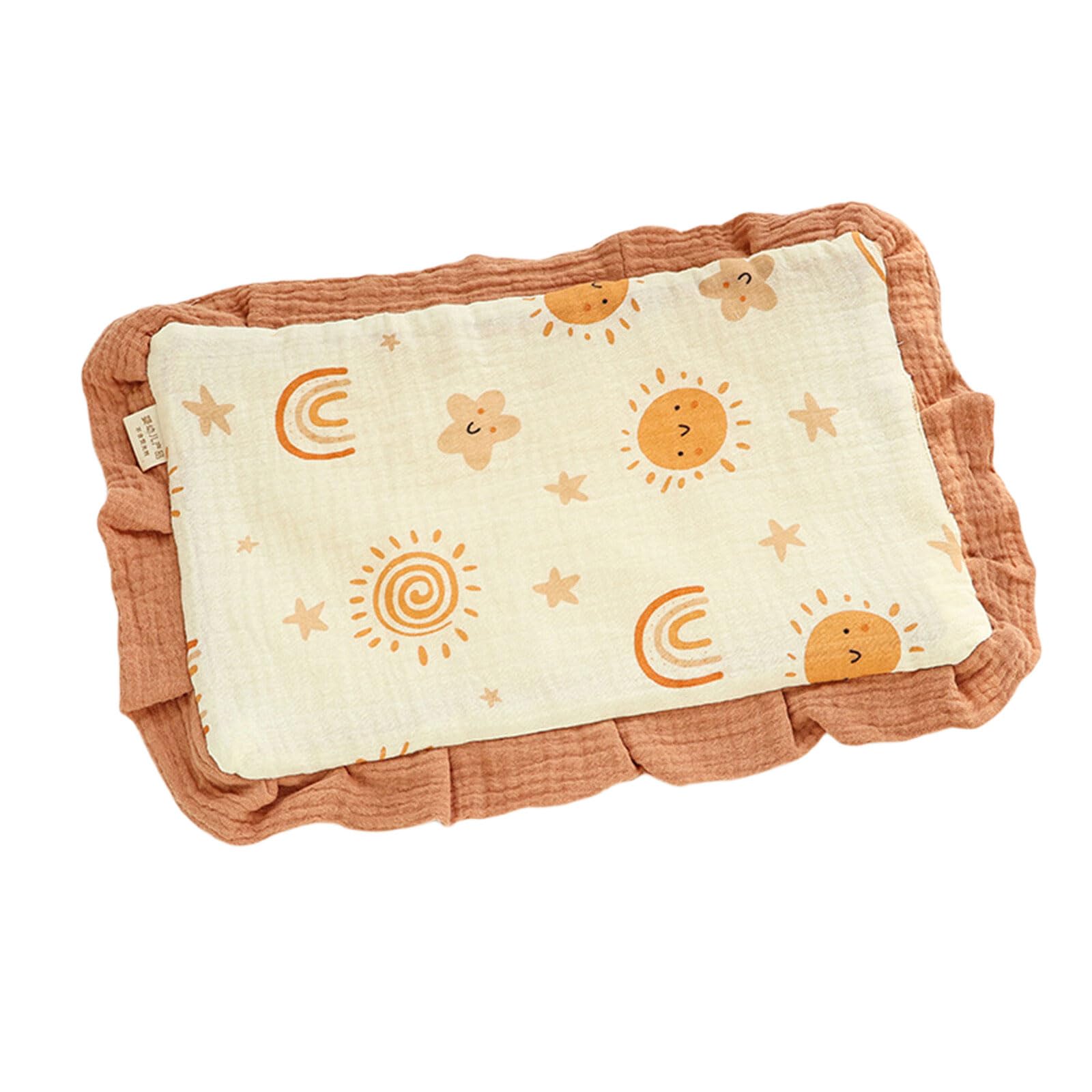 Gissroys Men's C Newborns Otton Pillow Omfortable Soft Baby Headrest Neck Support Ushion Breathable Boys Girls Flat Pillow