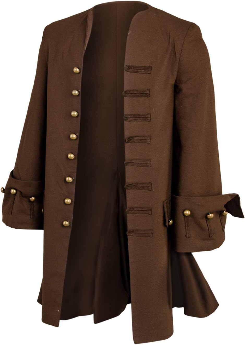 Mens Pirates Cosplay Costume Pirate Jack Outfit Coat Belt Cosplay Props Halloween - Image 2