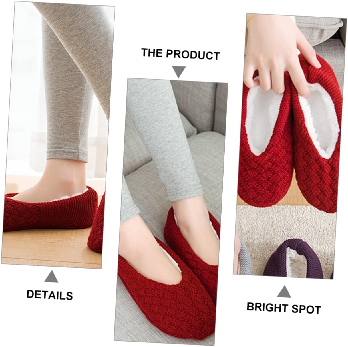 Adult Floor Socks House Slippers for Women Slipper for Men Womans Slippers Fluffy Winter Warm