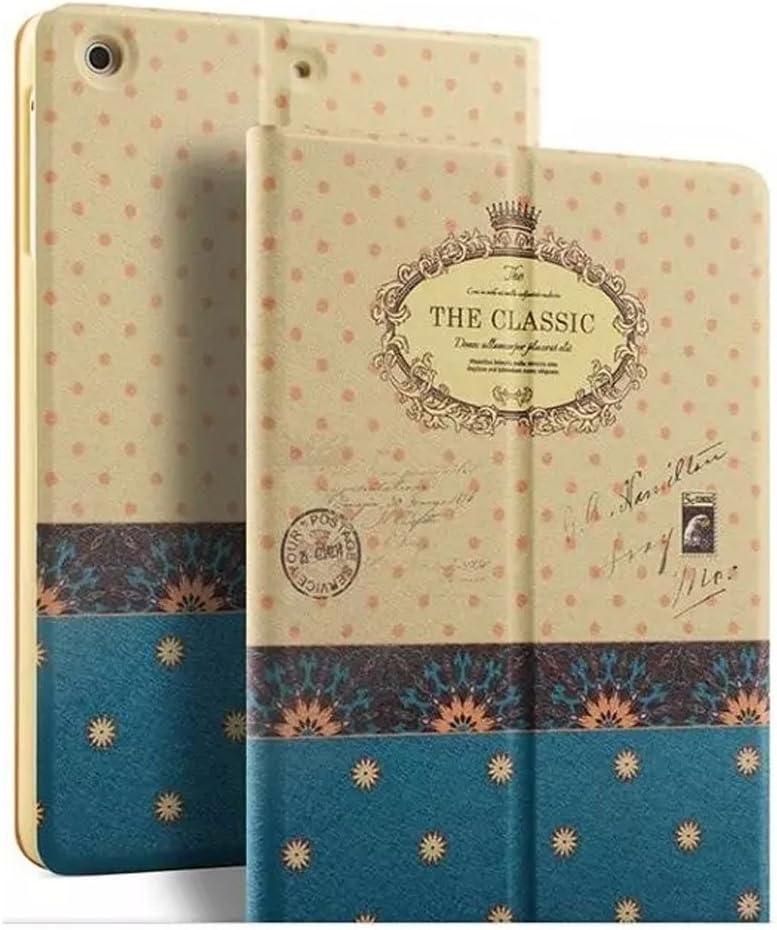 iPad Mini 2/3 Case, Dakotacase (Book style) Folio Ultra Slim Painted Pattern Stand Case, Flip PU Leather Protective Hard Case Cover For Apple iPad Mini 2 Mini 3 (Retro Stamps)
