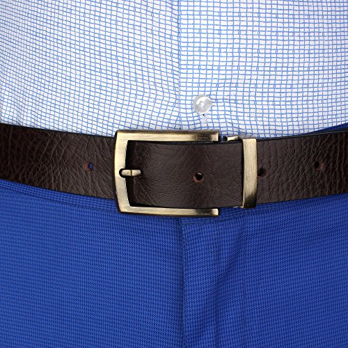 Image of ZORO formal /casual black genuine leather belts for mens- 1 year guarantee, Gift for gents