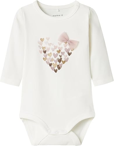 NAME IT Nbfniva LS Body para Mujer, Cloud Dancer, Numeric_50, Cloud Dancer, Nume