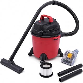 Upgraded Version 3-in-1 Wet Dry Vacuum, 4 Gallon Canister with HEPA Filter