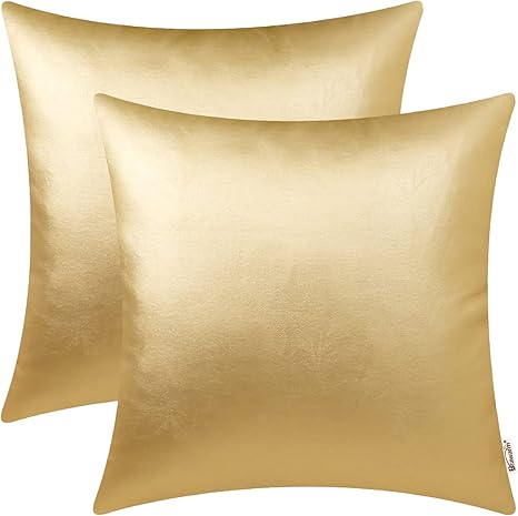 amazon faux leather pillows