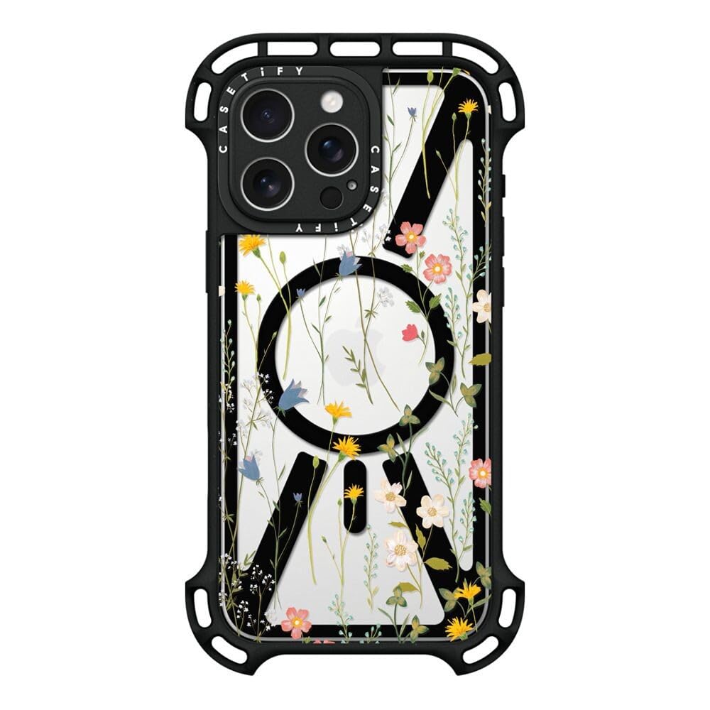 Coque iPhone 16 Pro Max antichoc CASETiFY fleur MagSafe protection militaire - 6