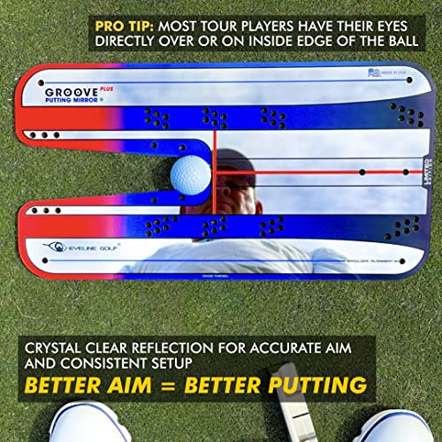 EyeLine Golf Putting Mirror Training Aid, Perfect for Alignment and Stroke Improvement Drills, Indoor and Outdoor Practice - Image 3