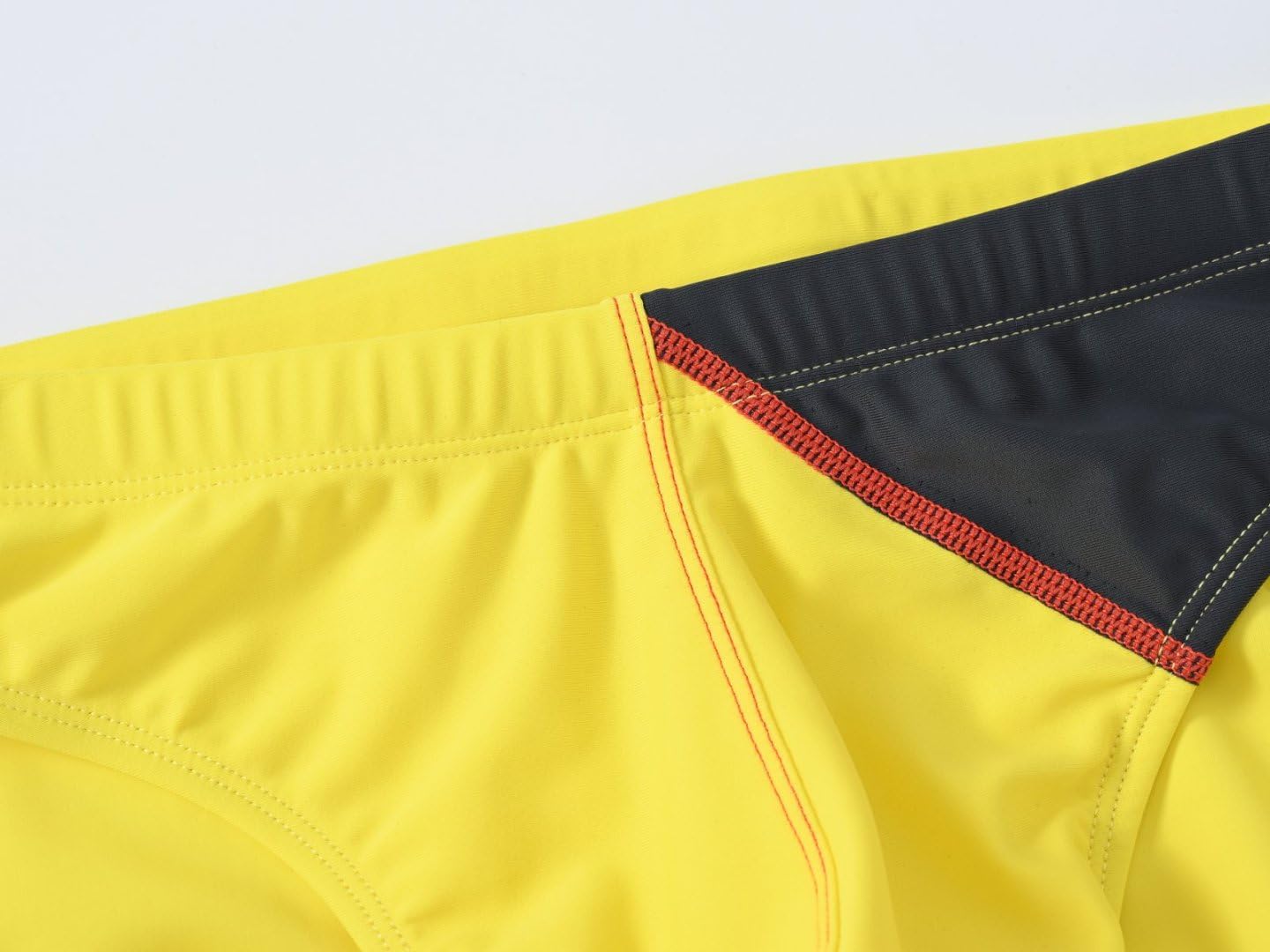 JINSHI Mens Drawstring Swimwear Quick-drying Swimming Briefs Bulge Pouch