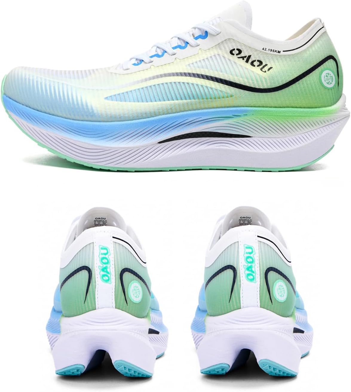 Carbon Plate Marathon Running Racing Shoes Men Stable Support Shock-Relief Ultra-Light TPU Outsole Rebound Sneakers - Image 2