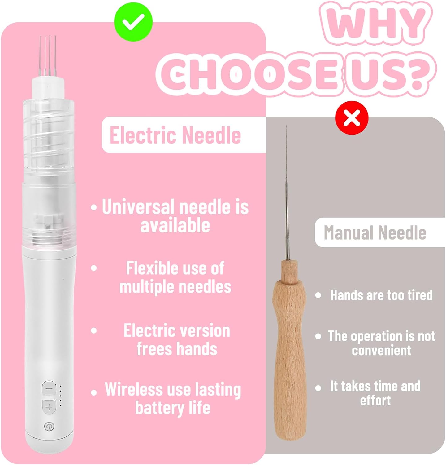 Electric Felting Machine Needles,Needle Felting Machine for Quick Felting,with 1-5 Needles and Speed Control,Automatic Tools for DIY Dry Wool Craft Needlework Equipment (White)