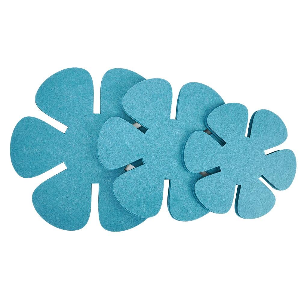 Dessous De Plat Anti-rayures 12 Protections Poêles Feutre - 3 Tailles 38/33/22cm - Anti-rayures Cuisine Rangement Casseroles Empilables