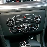 Vista 3 de Cubierta de botón del interruptor de volumen del aire acondicionado AC para Dodge Ram 1500 2500 3500 2013-2018 para Dodge Challenger Charger Durango