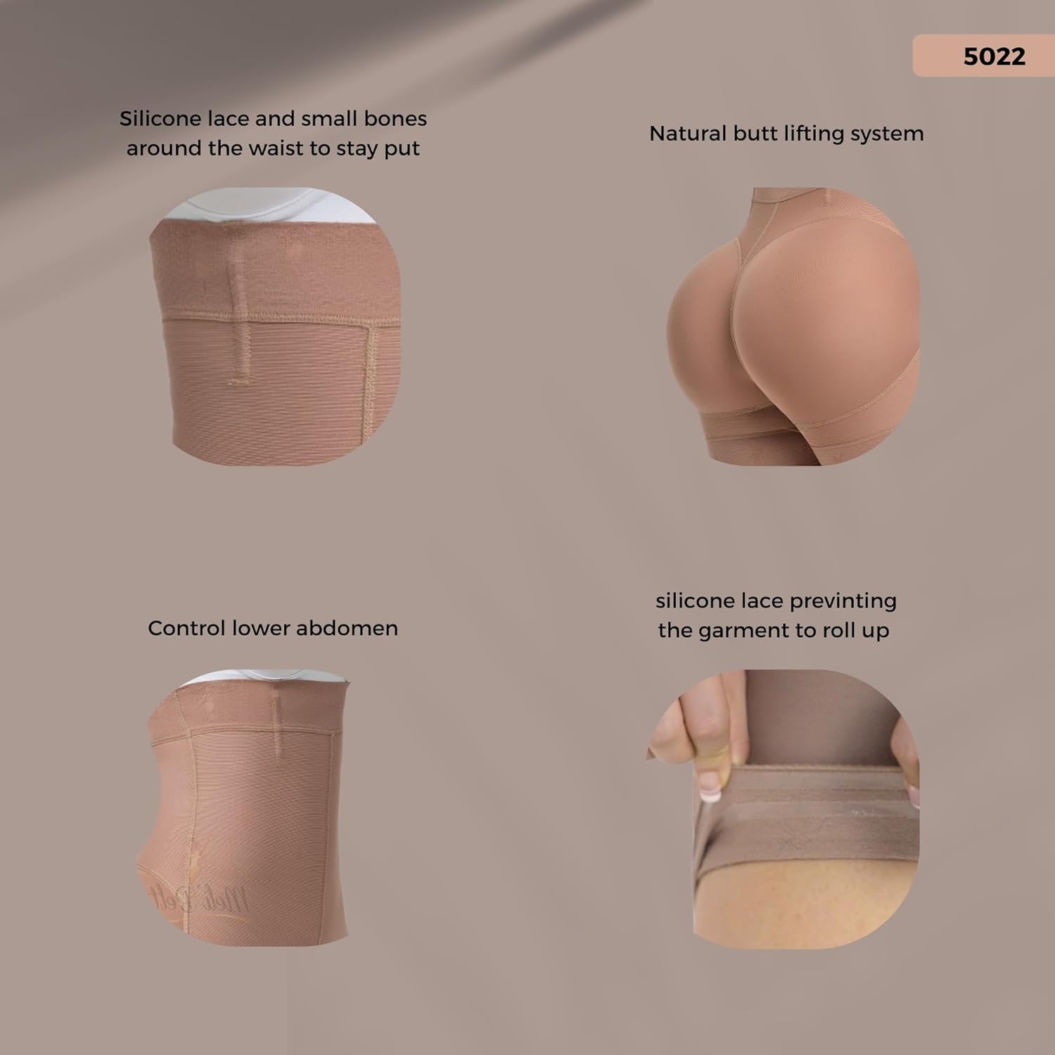 FAJAS MELI'BELT 5022 Faja Shorts Colombiana High Waist Butt Lifter Shorts Levanta Cola Colombianos - Image 5