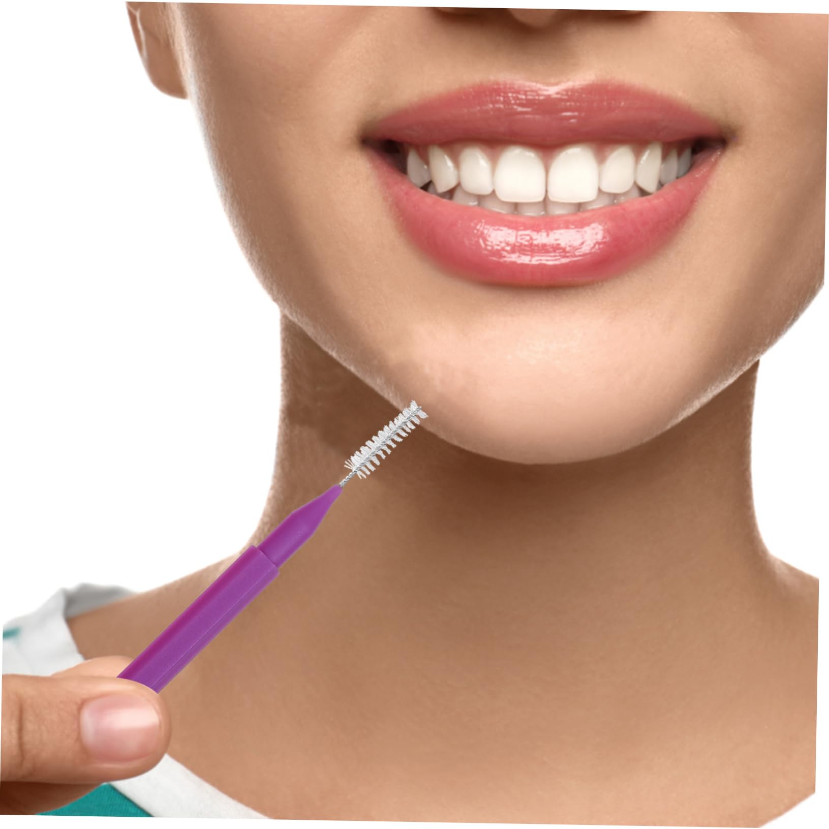 FOMIYES 3 Set Spazzolini Interdentali Per Denti Con Ergonomico Portatile Per Uso Per Chi Porta Apparecchi Ortodontici 100 Pezzi*3