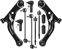 Vista 844 de Detroit Axle - Kit de suspensión frontal de 10 piezas para Dodge Avenger 2008-2014, Chrysler Sebring 2007-2010, 2 brazos de control inferiores, 2