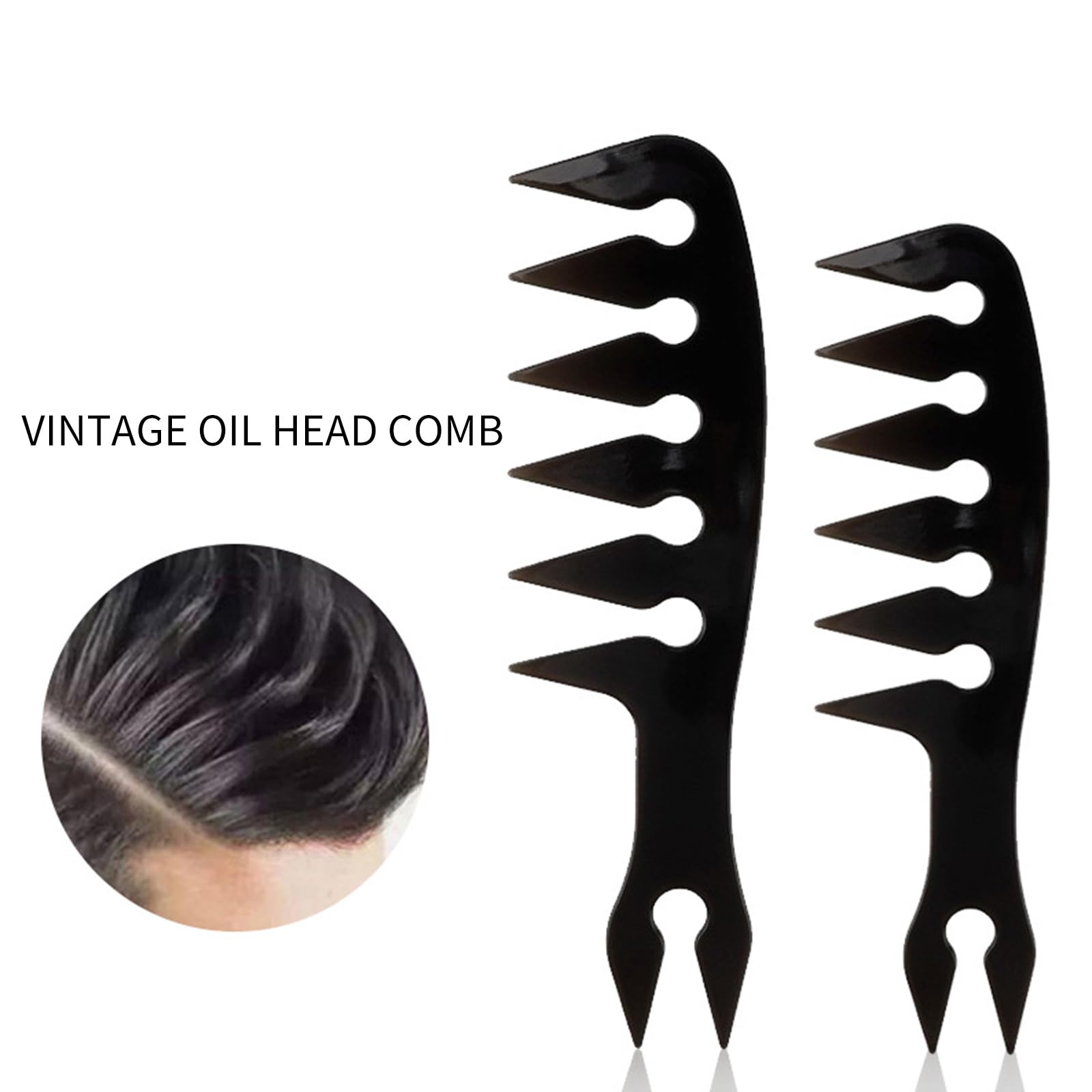 Men Hair Texture Wide Tooth Texturising Styling Comb Women Men Oil Head Hair Comb Most Hair Types Salon Barber Hair Grooming Styling Accessory Durable Material - Image 3
