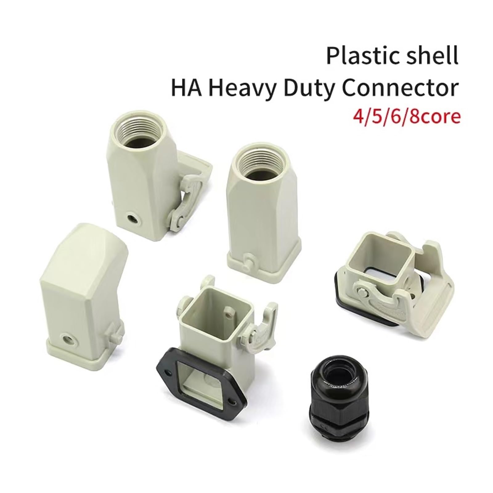 Heavy Duty Connector, HDC-HA, 5pcs