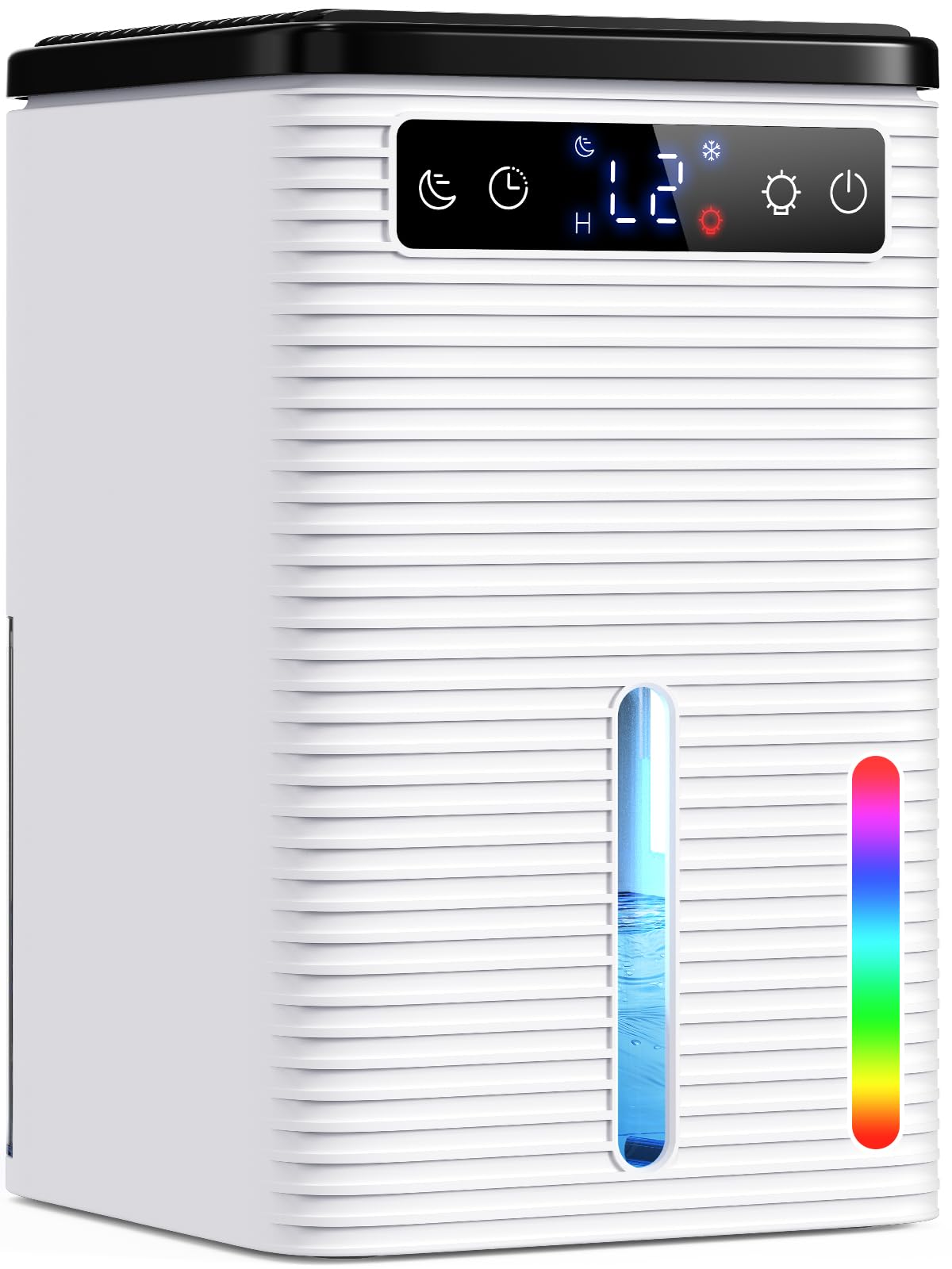 Deumidificatore Elettrico Anti Muffa, Doppia Modalità Ventilazione (L1/L2), Serbatoio 2500ML, Ultra Quieto con Spegnimento Automatico, Timer 2-12 Ore, Design Compatto per Casa e Ufficio, 850ML/24H