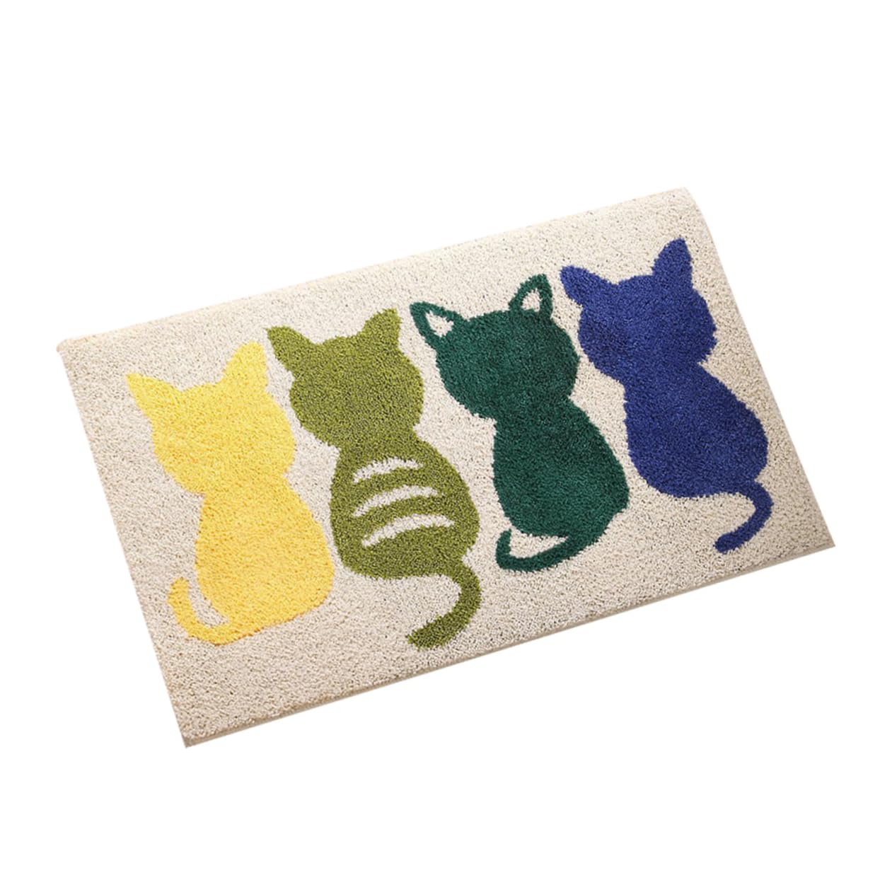 Tapis de chambre antidérapant Amosfun absorbant et décoratif pour le sol