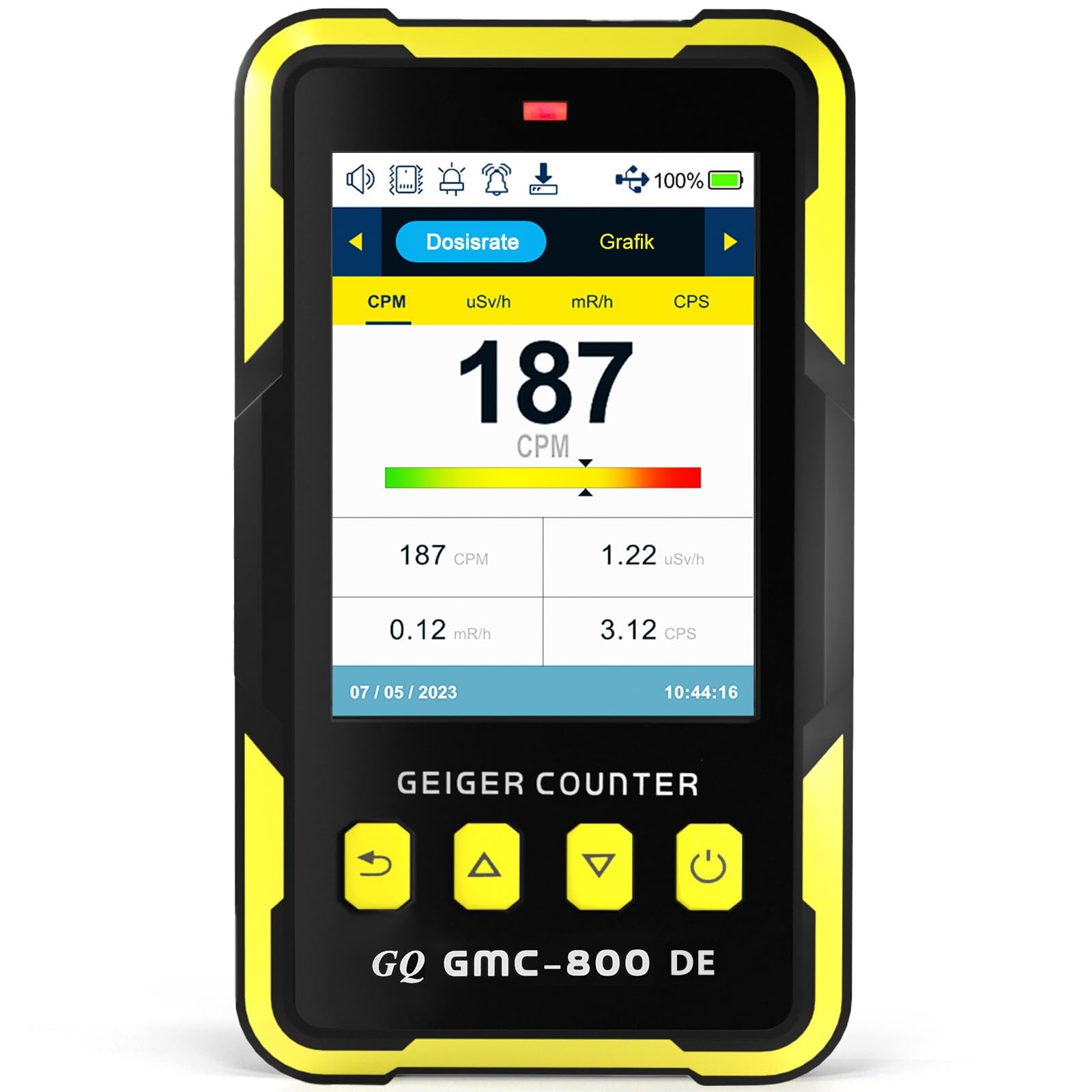 GQ GMC-800 Geigerzähler Strahlungsdetektor Dosimeter Beta Gamma Röntgen