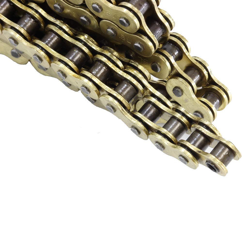 Amazon.com: Max Motosports 525 Pitch Gold O-Ring Chain 130 Links