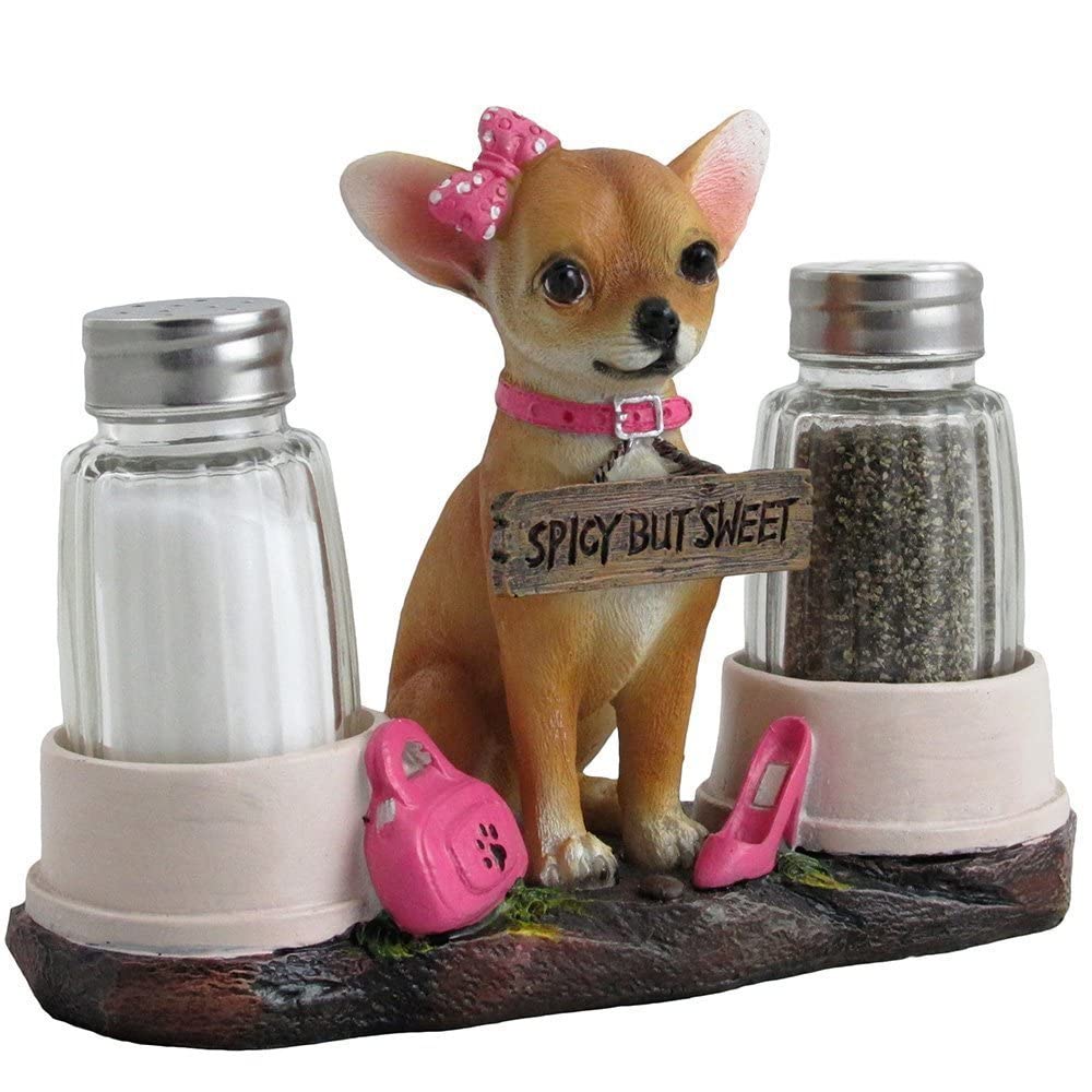 STUDIO SILVERSMITHS Little Peanut Butter and Jelly Salt And Pepper Shaker Porcelain Spice Dispenser Set