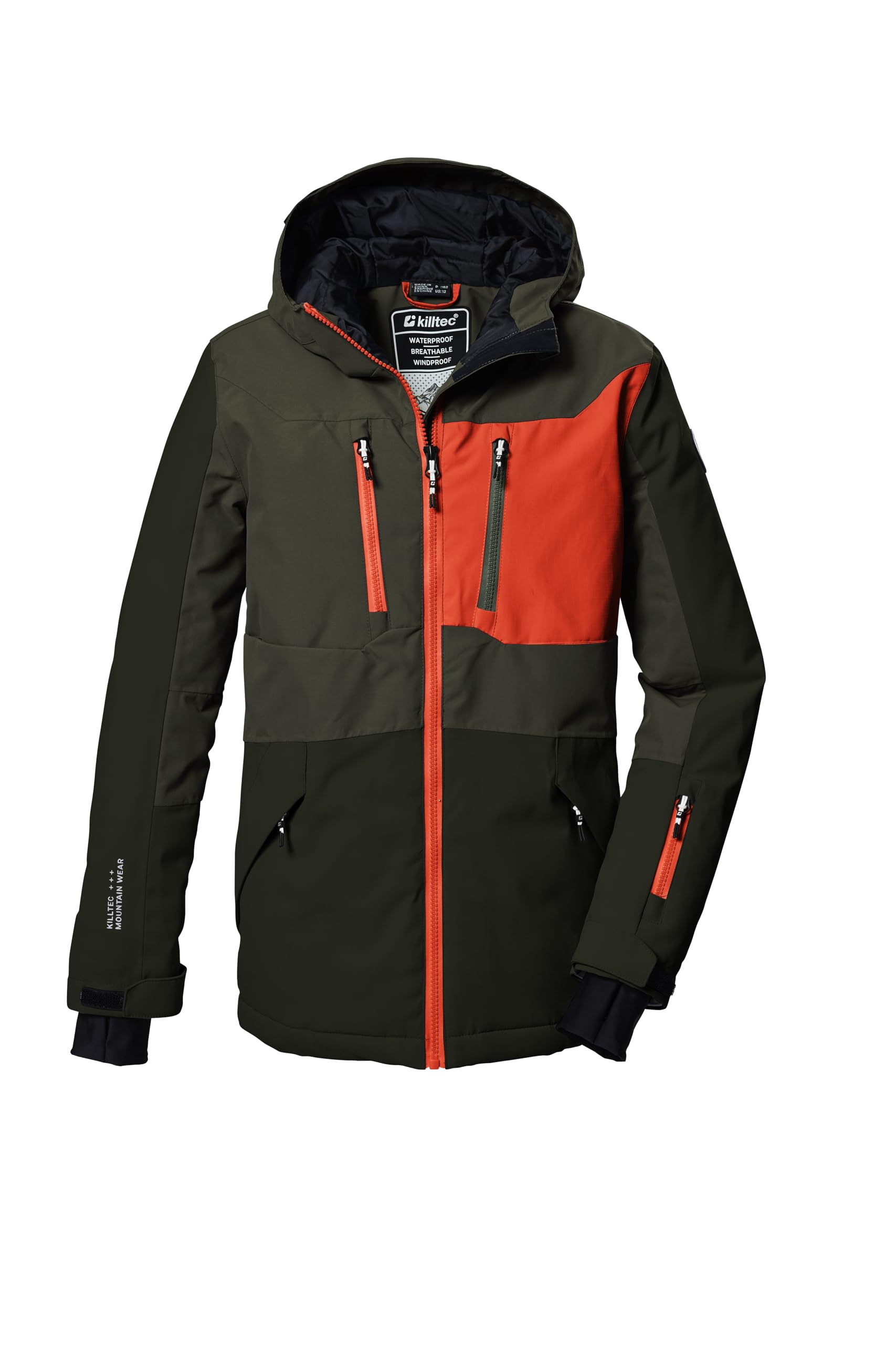 killtec Jungen Ksw 397 Bys Ski Jckt Skijacke/Funktionsjacke mit Kapuze und Schneefang