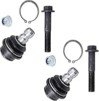 Vista 60 de Detroit Axle - 4 brazos de control de extremo delantero para Nissan Frontier Xterra 2000-2004 Brazos de control inferior y superior con rótulas