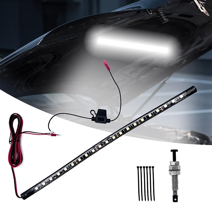 Nitiaukely Under Hood LED Work Light Kit, 12V Waterproof