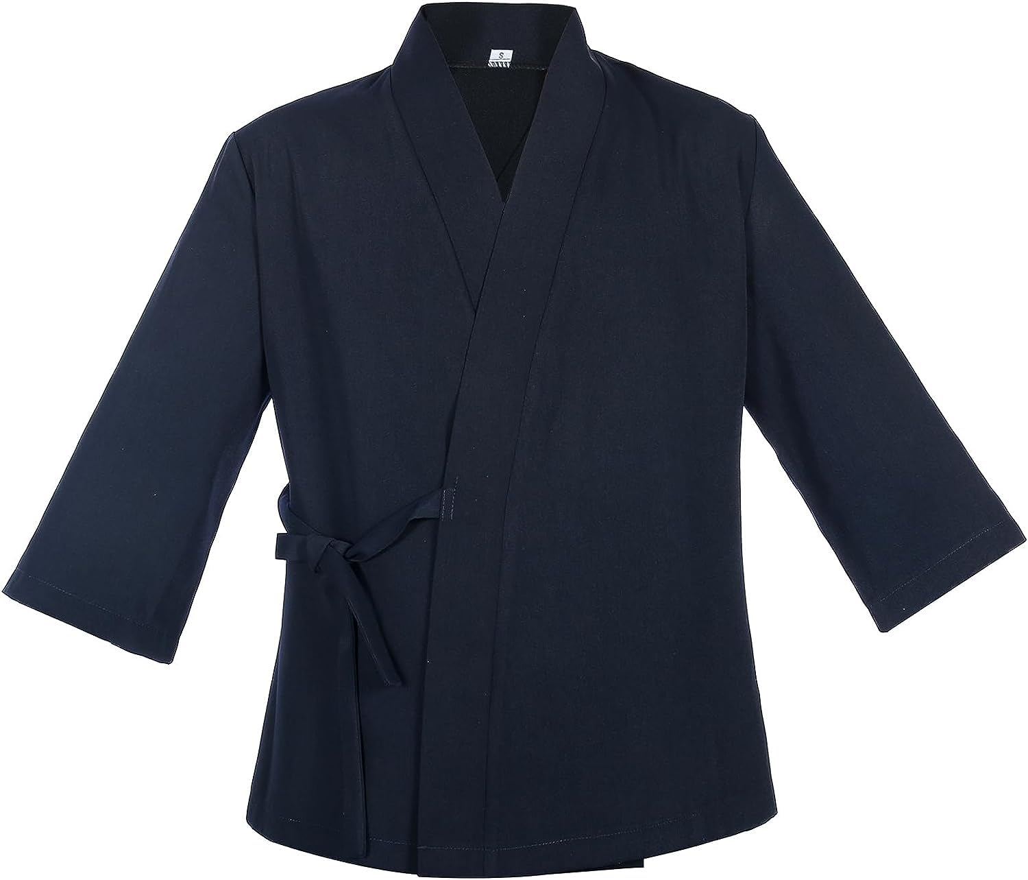 FAXIOAWA Uniformi alla Moda Uomo Donna Giacche da Cuoco con Maniche Corte Uniformi per Il Servizio di ristorazione per Ristorante di Cucina (Colore: Blu Navy, Dimensioni: XXL)