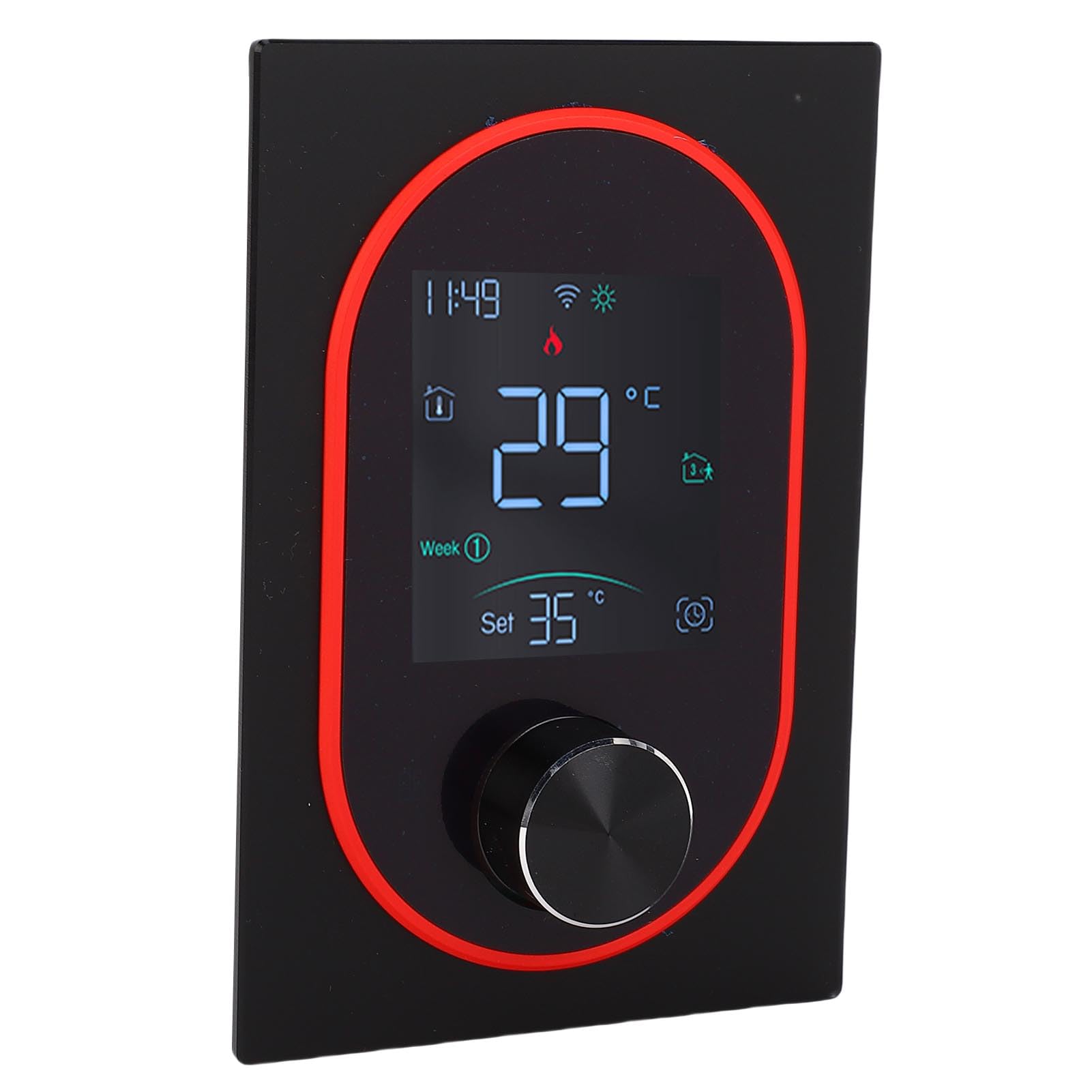 Termostato Intelligente per la Casa, Programmabile a 2,4 GHz con Controllo Remoto Touch Screen dell'APP Smart Life, Termostato Digitale Senza Cavo C Richiesto per Sistemi di Riscaldamento e