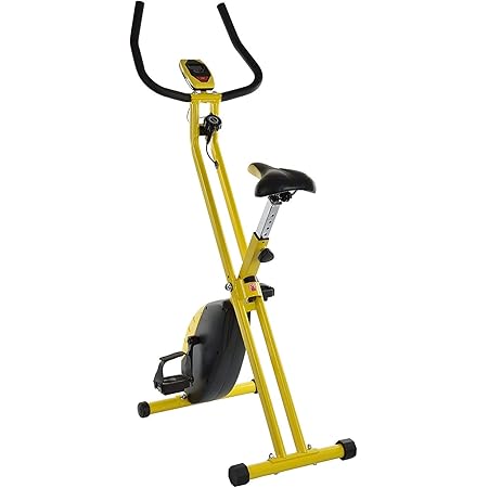 black and yellow spin bike