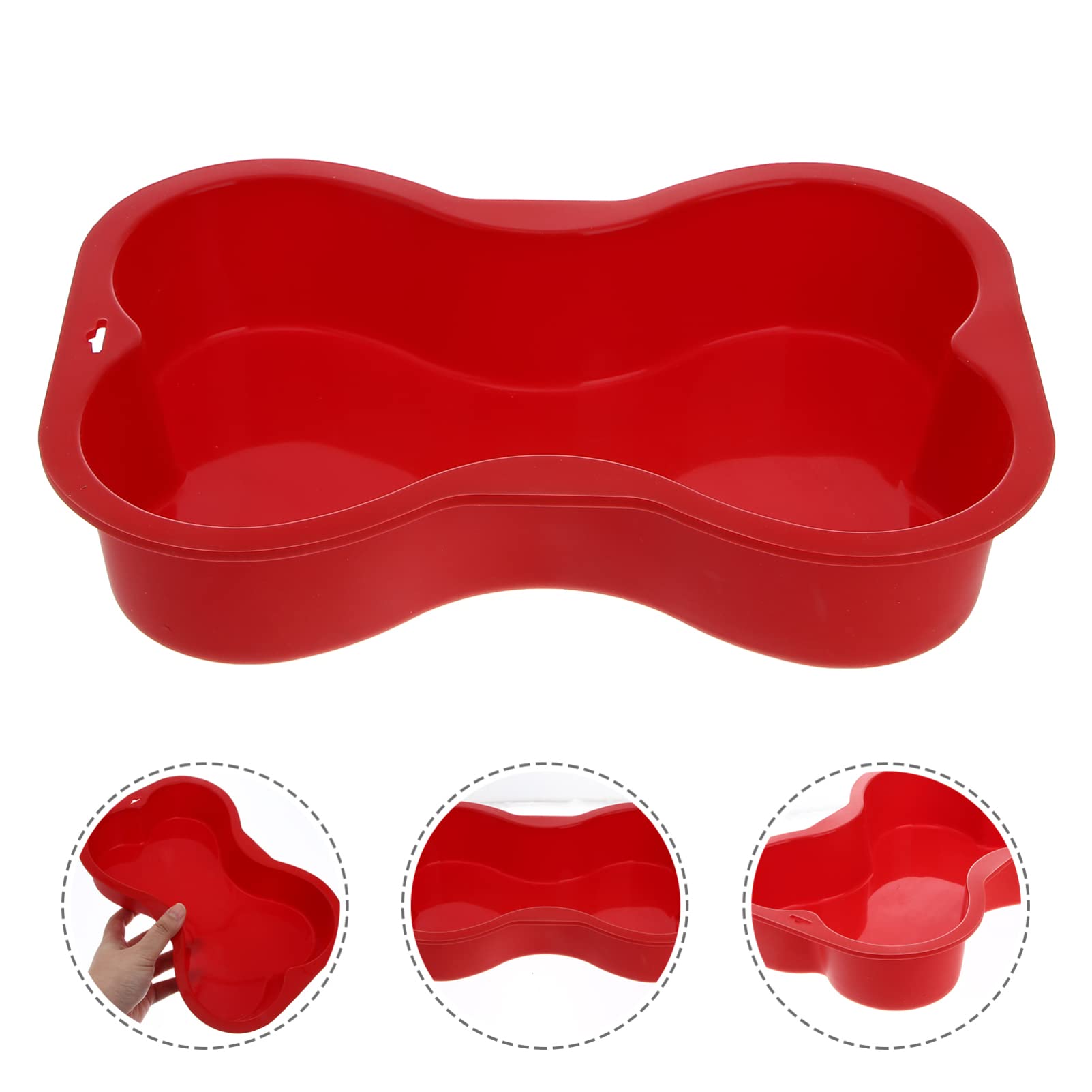 DOITOOL 2pezzi Teglia Silicone Antiaderente Per Torta Compleanno Per Per Dolci Per Domestici Per e