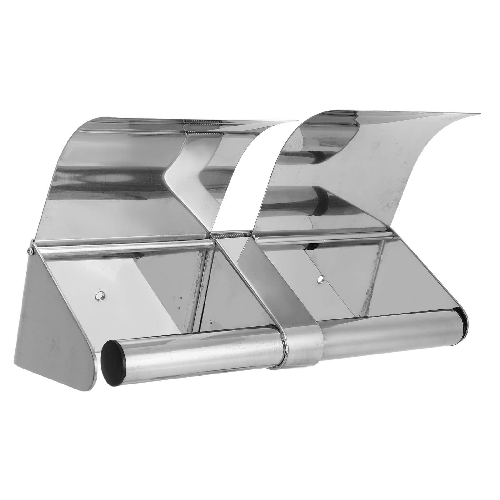 KUIDAMOS Portarotolo per Carta Igienica Portarotolo a Parete Dal Design Durevole in Acciaio Inossidabile per Bagni e Hotel