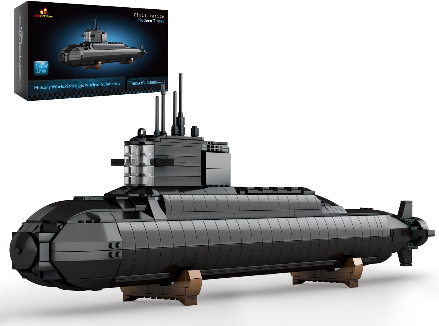 JMBricklayer Nuclear Submarine Building Blocks Sets Military