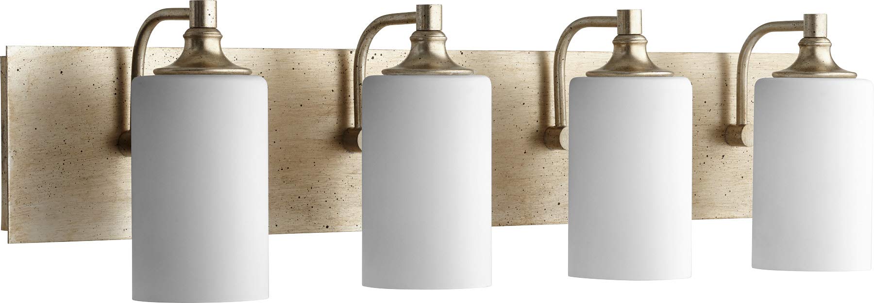 Quorum International Celeste 4-LT Vanity - Aged Silver Leaf - 5009-4-60