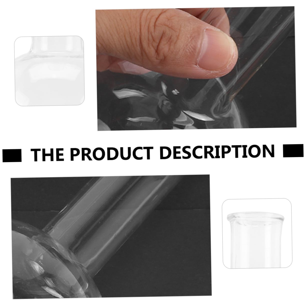 Set de 3 Matraces de Fondo Redondo de Vidrio 250ml para Laboratorio | Pared Uniforme, Calentamiento Muy Homogéneo, Uso en Química y Educación