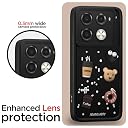 Pikkme Back Cover for Infinix Note 40 Pro 5G | Cute Fun Cartoon 3D Bear Silicone Full Body Protection Bumper Case (Black) gallery image