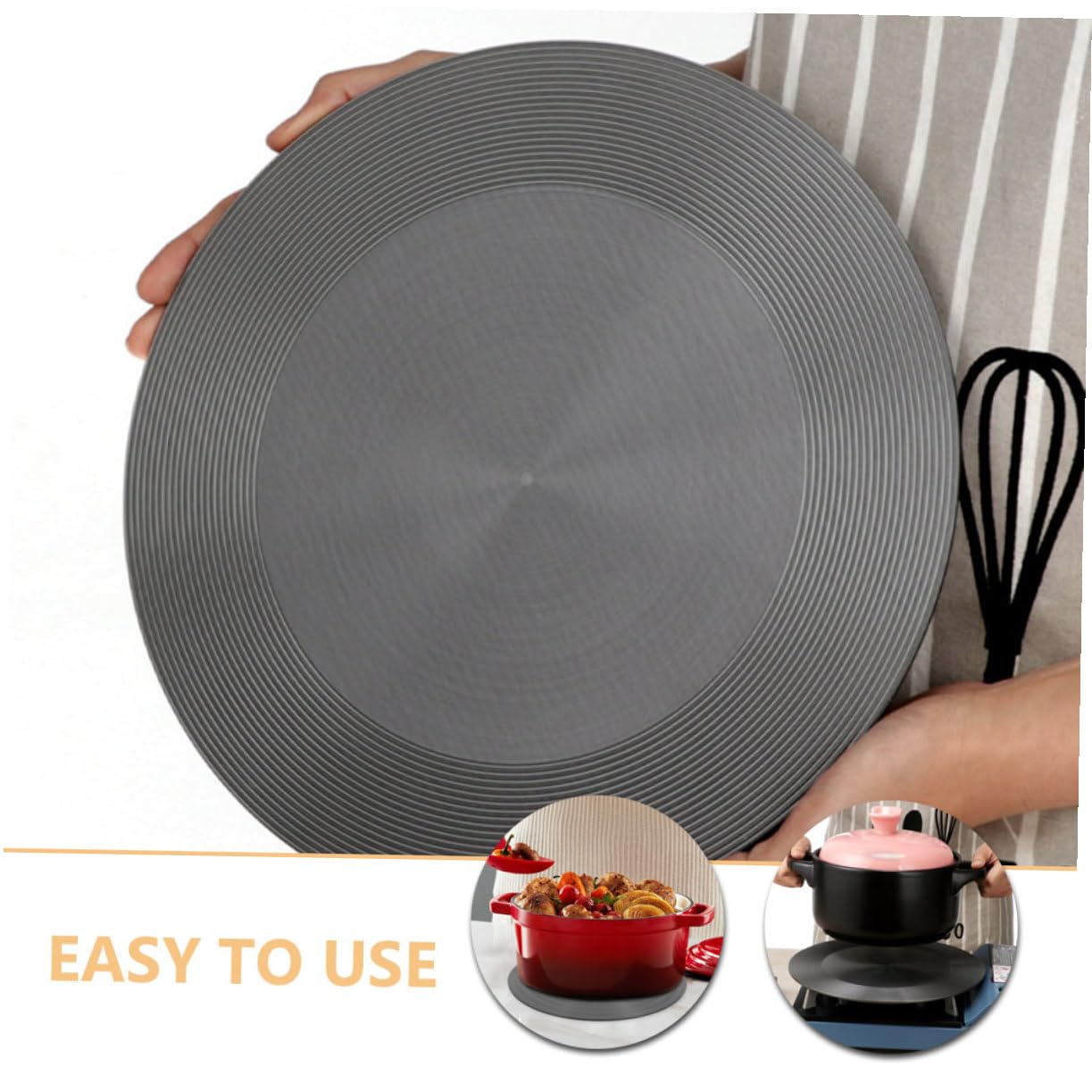 Difusor de Calor para Estufa de Gas Placa de Conducción Uniforme Aluminio para Cocina Bandeja Descongelante Multifuncional para Protección y Distribución Térmica