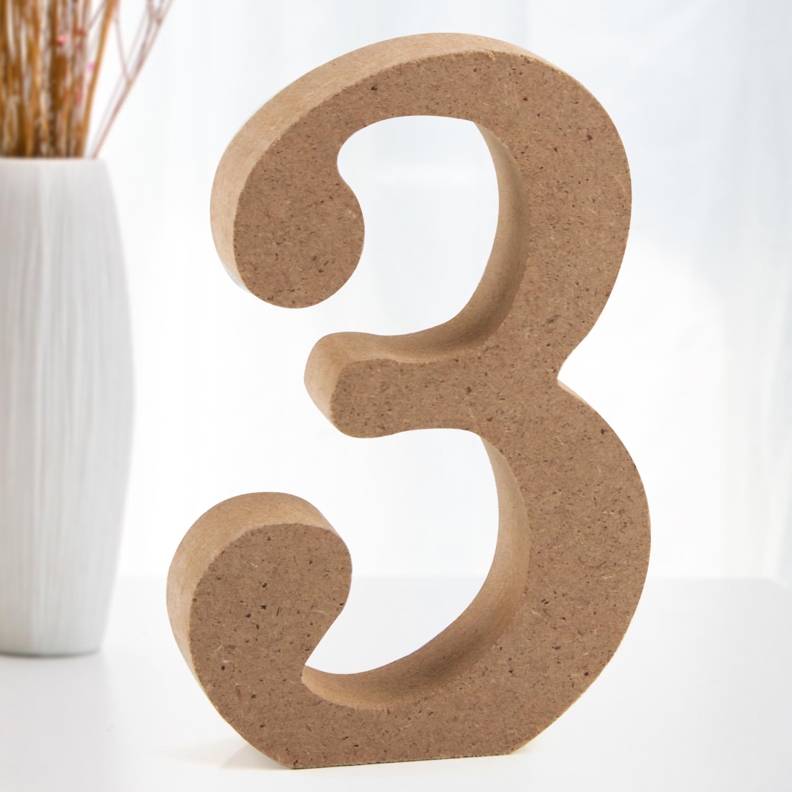 Taozoey Standing Wooden Letters, Wooden Letters for Crafts, DIY Letter, Home Lettering, Untreated Decorations for Home Wall