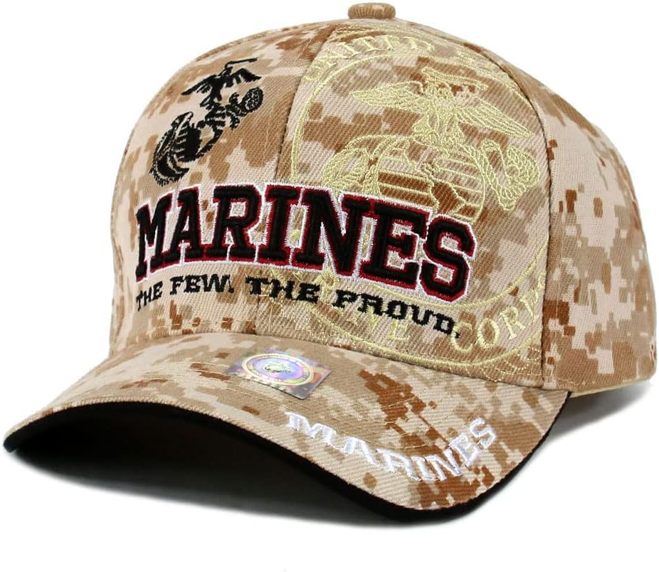 Marines Hat US Marine Corps USMC Military Official Licensed Adjustable Baseball Cap