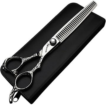 6/7/8" Professional Hair Trimmer, Japanese 440C Cobalt Alloy Trimmer, Weight Loss Trimmer 7" Thin Scissors-AA