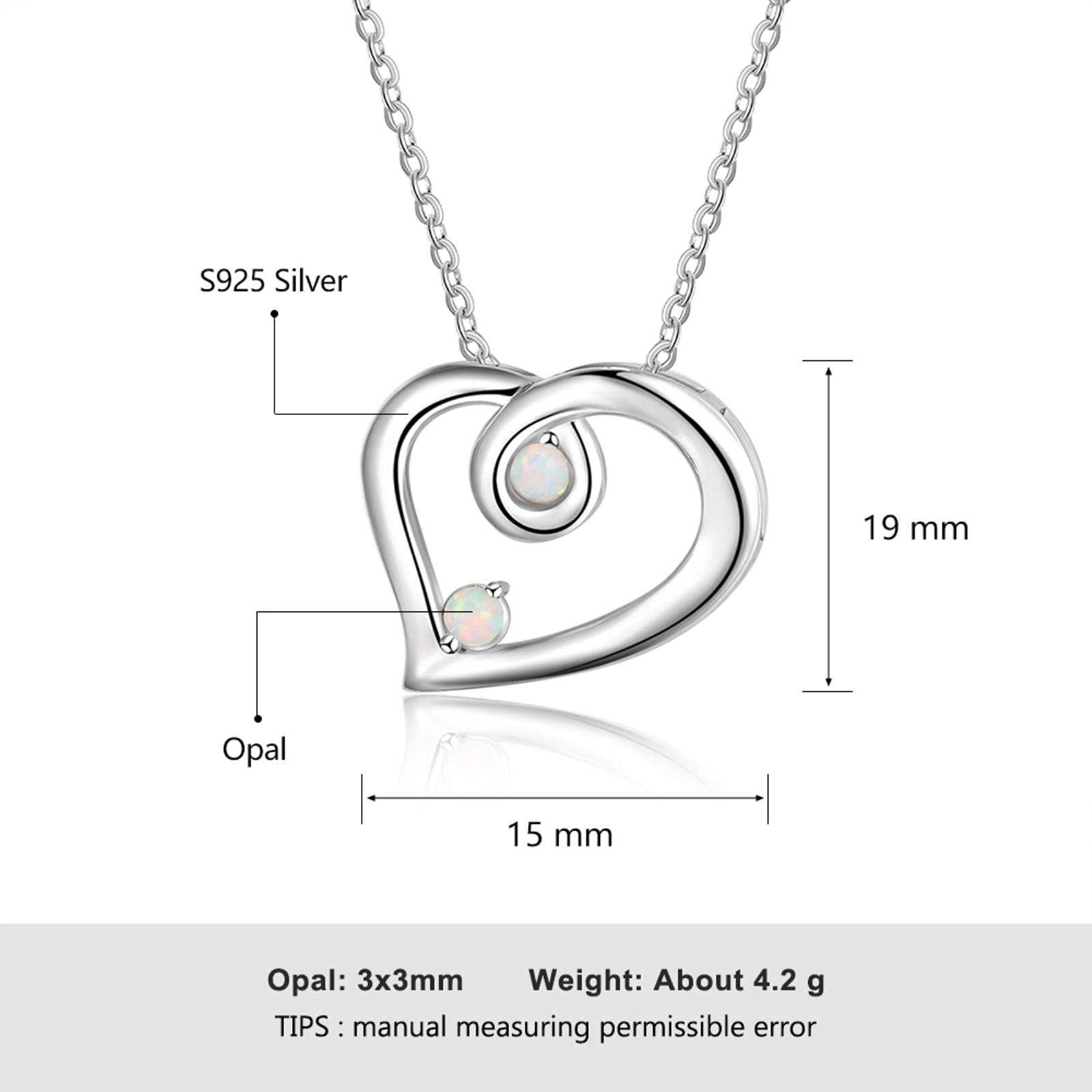 LOKILOKI Frauen Ringe Halsketten Armbänder Sets Brautschmuck Sets 925 Sterling Silber Opal Schmuck Weibliches Jubiläumsgeschenk