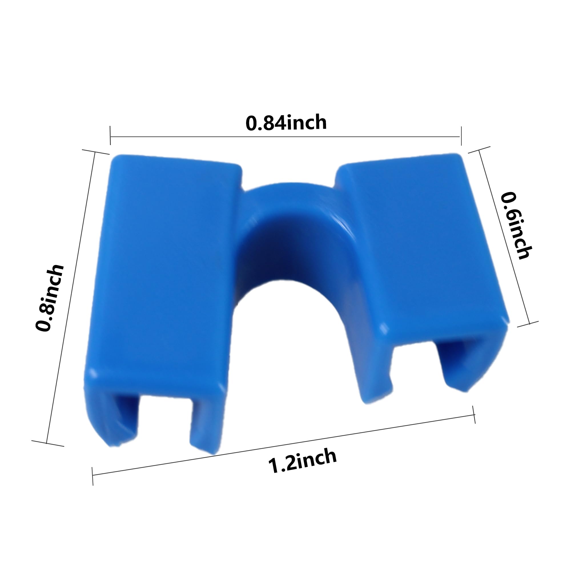 esahpss 5 Pairs Reusable Chopstick Helpers, Non-Slip Chopstick Helpers - Adult Training Chopsticks with Replaceable, Heat-Resistant Alloy Holders and Clips (Blue)