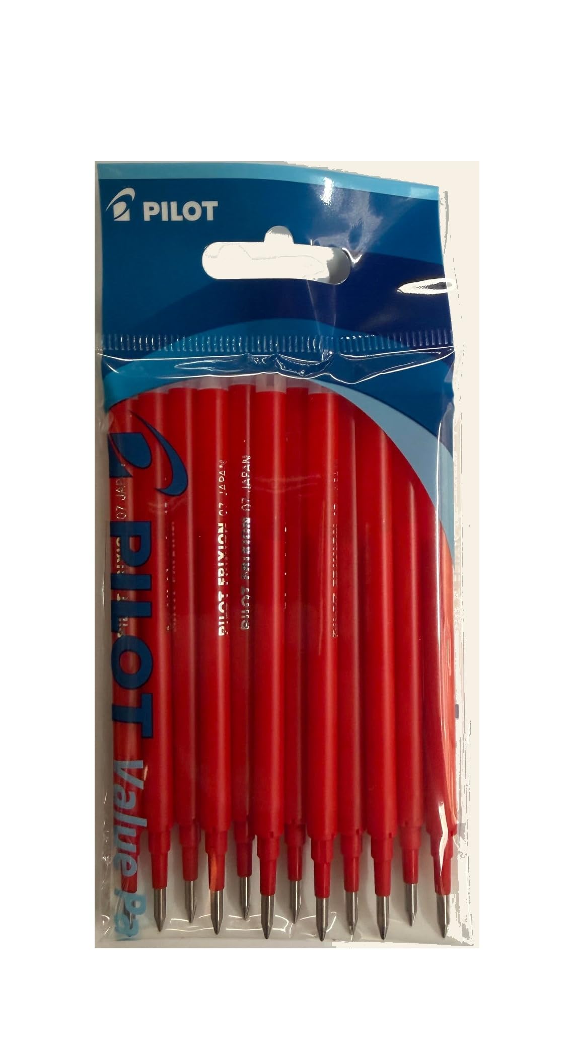 Pilot FriXion Ball Tintenroller 0,7 Ersatzminen Nachfüllminen | 4 Set á 3 Stk Rot