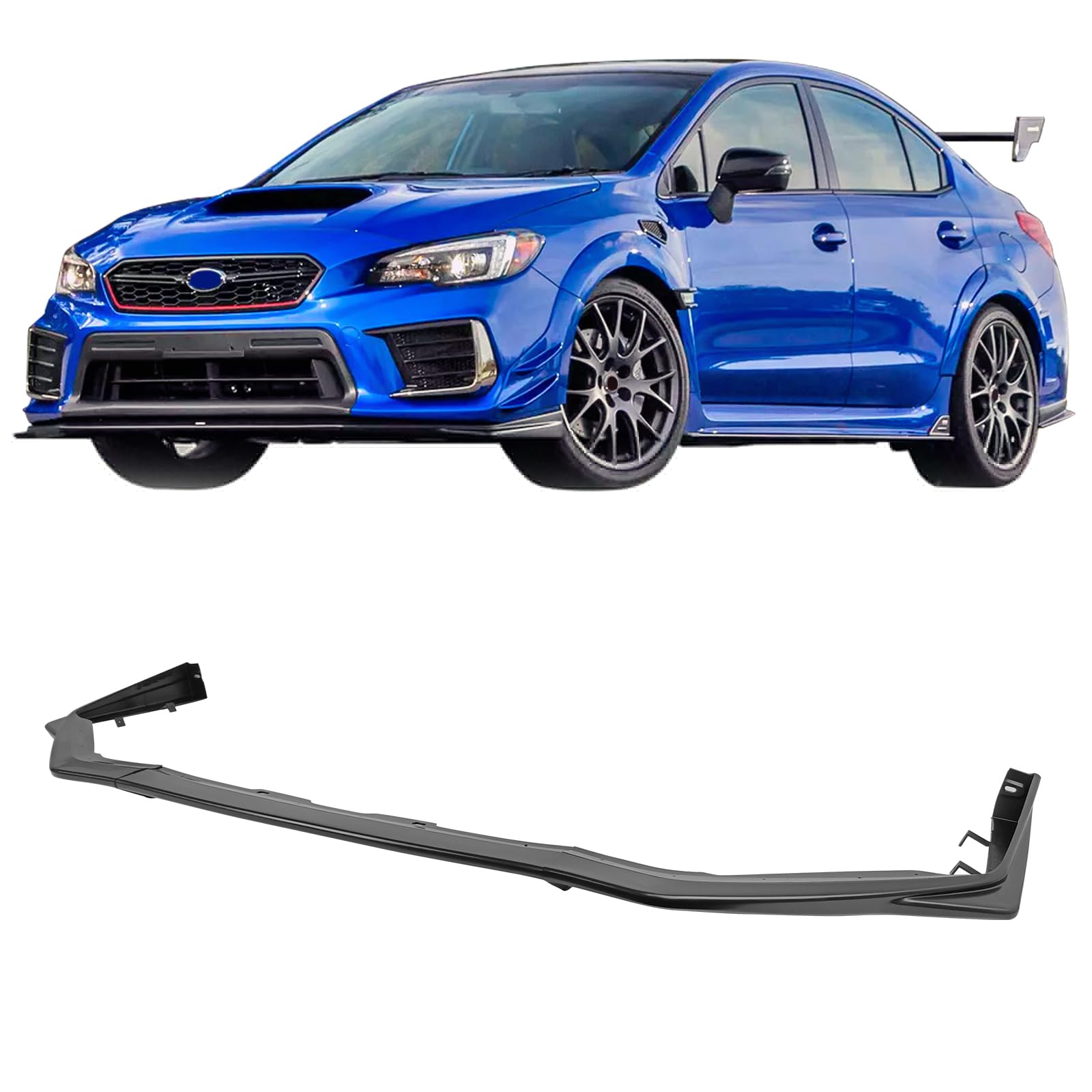 Amazon.com: Fit 2018-2021 Subaru WRX & STI Front Bumper Lip STI