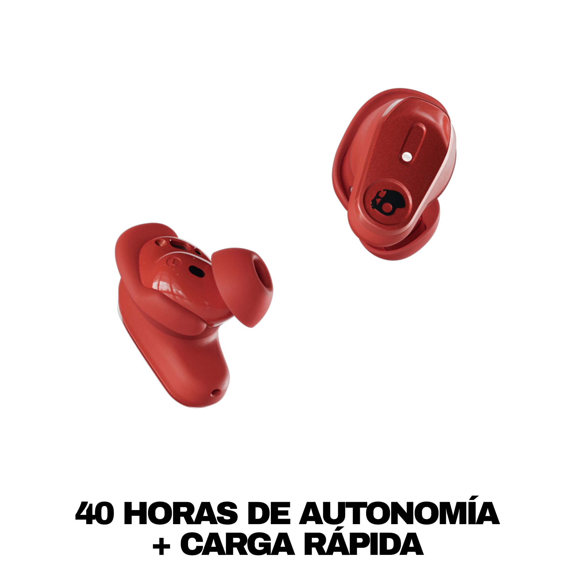 Skullcandy Method 360 ANC Wireless Earbuds, Sound by Bose, Bluetooth Headphones, Premium Noise Cancelling, Up to 40 Hrs Battery, Sweat and Water Resistant, Microphone for iPhone Android - Plasma